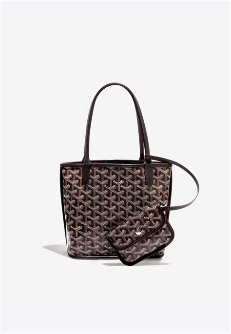 goyard mini black|Goyard mini tote price.